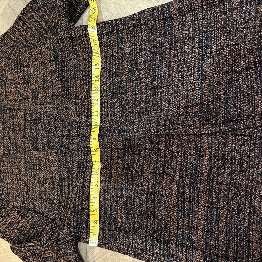 Vintage Designer Zonda Nellis 2 Pc Jacket & Skirt Set Brown Tweed Women's Size S - Picture 8 of 11